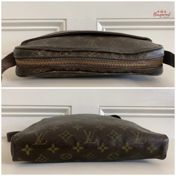 Authentic Louis Vuitton Brown Monogram Coated Canvas Trotteur Beaubourg PM Bag - Picture 7 of 12